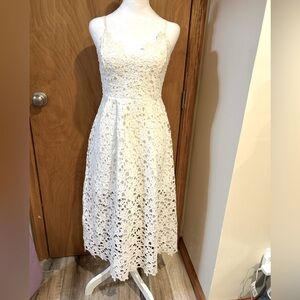 ASTR Cream Lace Dress